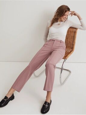 Madewell The Fairbanks Pant wood rose pink